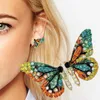 boucles d'oreilles ailes de papillon