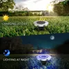 Solar Powered Ground Light Waterproof Garden Pathway Deck Lights With 8 10 12 16 20 LED Lamp for Home Yard Driveway Lawn Road