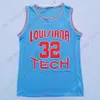 Louisiana Tech Bulldogs Баскетбол Джерси NCAA College Malone Daquan Bracey Kalob Ledoux Amorie Archibald Jean Muhammed Brown Millsap