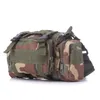 Outdoor Bags Men's Shoulder Bag Tactical Molle Belt Waist Pack Camouflage Hunting Pouch Travel Camping Soft Back