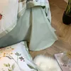 鳥の花の布団のカバーセットHDプリントシックな咲く木の枝エジプトの綿の寝具ベッドシートピローケースクイーンサイズ201114