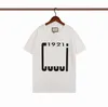Hip Hop 1921 Lettres Hommes Femmes T-shirts Hommes Tech Fleece T-Shirt Summer Designer Tee Shirts Avec Top 3 Couleurs