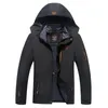 Coupe-vent extérieur polaire vestes sport randonnée cyclisme Softshell tactique pluie manteaux 8XL imperméable vêtements de chasse