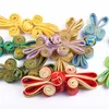 10 paires/paquet chinois Double papillon fermeture boutons noeud attache Cheongsam Tang costume artisanat traditionnel accessoires de couture