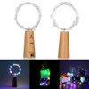 Entrega rápida 20 LED Mini Bottle Bottle Stopper String Bar Bar String String Light Colorful Light Earth Color Completo Alto brilho L3129491