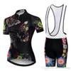 Butterfly 2022 Pro Cycling Jersey Set Women Proteam Mountain Bike Clothes Anti-UV Bicycle Wear Kort ärm Cykelkläder2599