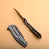 KS 3490 Assisted Opening Flipper Folding Kniv 8CR13 Grey Titanium Coated Blad T6061 Hantera EDC Pocket Knives