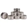 Mini portable herb grinder Other smoking accessories metal map two layers smoking grinders Zinc alloy grinder DIA 28 MM