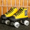 5 ألوان نمط جديد Patines البالغين البالغين الزلاجات الدوران المزدوج من أربعة شلال البالغين الرجال أحذية في الهواء الطلق 1