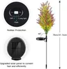 Solarlampen Kiefer Zeder Baum Licht 8 LED Outdoor wasserdicht Weihnachten Landschaft Garten Rasen Dekoration Lichter