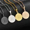 316 Rvs Religieus Goud Zilver Zwart Katholiek De Maagd Mary Guadalupe Madonna Moeder van Christus Jezus Hanger Ketting Sieraden