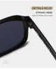 Montature per occhiali da sole alla moda Trend Flat Lens Personality Square Retro Simple Anti-Blu-ray Glasses Frame