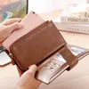 Hot Sale Unisex Womens Wallet Leather Pochette Men Wallet Card Holder Clutch Wallet Cartera Mujer Purse Designers Pochette Uomo