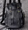 Männer und Frauen Rucksack Rucksack Umhängetasche Mode Brief Muster String schwarz hochwertige Reisetasche kann Bergsteigen ba286g