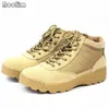 US Military Leather Boots för män Combat Bot Infantry Tactical Boots Ankel Army Bots Army Shoes Y200915