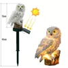 Owl Solar Light With Solar Panel IP65 Water Resistance for Garden Patio Yard Courtyard Path