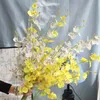 Künstliche Blume Oncidium Seide gefälschte Blumen Orchidee Home dekorative Blume Phalaenopsis Simulation Pflanzen Hochzeit Garten Dekor 4 Farbe YG768