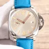 Women's Watches Ladies Watch Mechanical Self-Winding Movement Leather Strap Stainless Steel Case Dial Glass Mirror Diameter 42