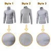 Male turtleneck men's knitted sweater blouse pullover jumper white sweaters for men knitwear Cotton Male Sweater 201126