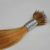 Elibess Marke Nano Ring Haarverlängerungen Brasilianisches reines Haar, 100% menschliches Haar, das unverarbeitete menschliche Haare, 1g st 150s eins viel, dhl frei