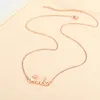Пользовательские ожерелья персонализированные имени Ожерелья Ювелирные Изделия Личность Письмо Choker Ожерелья с именем Для Женщин Девушки Мать