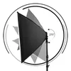 Fotografi SoftBox Light Kit 8 st Corn E27 LED Photo Light Box för Flash Studio Camera Belysningsutrustning med BAIN BAG1