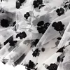 Frauen Floral Tutu Tüll Mesh Röcke Frühling Elastische Hohe Taille Blume Drucken Overlay Layered EINE Linie Midi Rock Weibliche Kleidung1