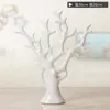 1 PCS3 PCSSESS CERAMIC DEER تمثال الخزف الخزف عائلة تمثال حيوانات حديثة الزفاف هدية المنزل ديكور الخزانة G T200331