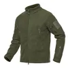 겨울 열 양털 재킷 남자 군사 전술 코트 육군 소프트 쉘 유니폼 큰 크기 캐주얼 의류 4XL Polartec Sportswear 201218