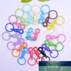 10 Stuks Kleurrijke Metalen Draaisluiting Lanyard Karabijnhaak met Sleutelhanger Diy Snuisterijen Sleutelhanger Sieraden Bevindingen