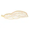 브로치 핀 여성 남성 남성 아이들의 안학 잎 금속 에나멜 배지 핀 생일 선물 선물 유행 보울리 가방 드레스 코트 장식 도매