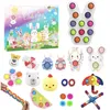 Calendario del conto alla rovescia Giocattoli pasquali Mini Feel Fidgety Stress Relief Giocattoli per adulti Regalo per bambini