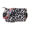 Leopard Rivetクロスボディバッグ25ピースロットアメリカ地元の倉庫PUメッセンジャーバッグ屋外女性財布一晩週末トートDOMIL1718