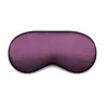 1pcs yeni saf ipek uyku dinlenme gözü maskesi yastıklı gölge kapağı seyahat rahat yardım göz bağı