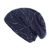 BeanieSkull Caps Bonnets d'été pour femmes coton Stretch Turban chapeau mince dentelle respirant casquette croix Bonnet chimio L040612327203