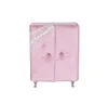 Porta di magazzino di gioielli Design Design in pizzo perle in velluto rosa arte europea di divano mobili di alta qualità di divano mini simulazione