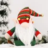 Pluszowy Tomte Gnome Zielony Szwedzki Nisse Skandynawskie Dekoracje świąteczne Santa Doll Ozdoby Xmas Prezent Party Dostawy JK2011XB