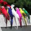 Decoratieve objecten Figurines Creative Feather Artificial Parrot Foam Imitatie Bird Model Huisdecoraties Ornament House Decor Garden Yar Yar