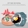 Novo relógio inteligente das mulheres dos homens bluetooth chamada 128infulltouchround tela à prova dwaterproof água sportsmartbracelet fitness android ios smartwatche3868478