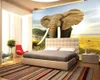 3d Wallpaper 3d Wall Wallpaper Modern fashion elephant Living Room Bedroom Background Wall Decorative 3d Mural Wallpaper