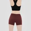 Sexy Yoga-Shorts mit hoher Taille, für Damen, Sport, Fitness, Nakedfeel, hockensicher, Yoga, Laufen, Fitnessstudio, Workout, Kompressions-Übungshose