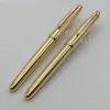 Luksusowy wzór fali metalowej Golden Ballpoint Pen Pen Pen Pen Pen Brand Pen Piss Writing Supplies Style4049285