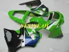Kit carrosserie carénage moto pour KAWASAKI Ninja ZX6R 636 98 99 ZX 6R 1998 1999 ABS Vert bleu noir Carénages Carrosserie + Cadeaux KP09