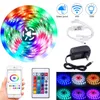 熱い販売12V-5050 RGB Wifiリモコン10メートル24キー300ライト（40W）ライトストリップデュアルディスク防水調光可能なLEDストリップ