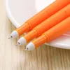 300 pcs/lot Creaive Carrot Roller Ballpoint Pen 0.5mm Orange Vegetable Shape Stationery Christmas