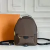 Alta Qualidade Luxurys Leather Mini Mochila Schoolbag com Multi-Propósito Ajustável Cintas de Ombro Bags Bolsas