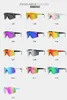 Flat Top Sun Glasses Blue Frame Mirrored Lens Windproof Sport Polarized Sunglasses For Men/Woman De Sol6484809