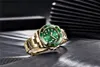 Pagani Design Full Gold Зеленые керамические BEZEL Watch Watch Watches автоматическое механическое движение мужчины из нержавеющей стали Водонепроницаемые наручные часы