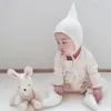 Baby Spring Rompers 024M Newborn Girl Boy Clothes Knitted Cotton Long Sleeve Jumpsuit Outfit Clothes Hat For Kids Baby Onesie LJ24969602