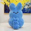 YENİ! 38 cm 15 cm Peeps Peluş Bunny Tavşan Peep Paskalya Oyuncaklar Simülasyon Dolması Hayvan Bebek Çocuklar Için Çocuk Yumuşak Yastık Hediyeler Kız Oyuncak 1.17